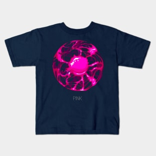 Pink Planet Kids T-Shirt